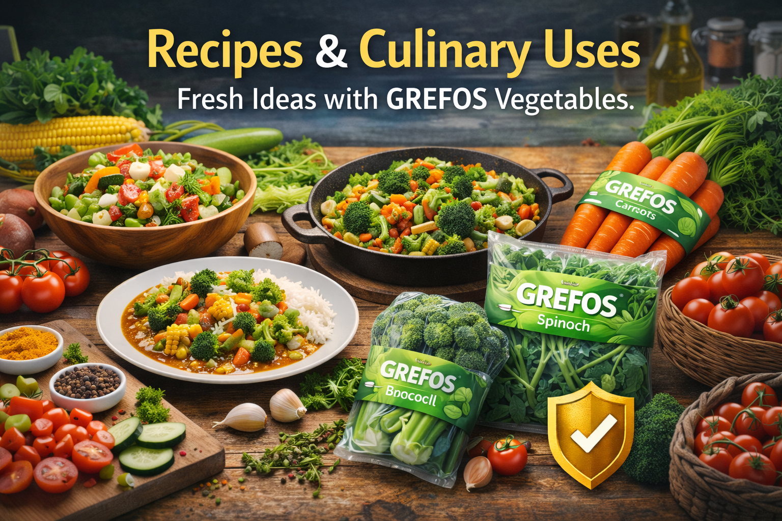 Recipes & Culinary Uses – Fresh Ideas with GREFOS Vegetables